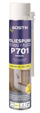 POLIESPUMA P701 VENTANAS Y PUERTAS 750ml BEIGE