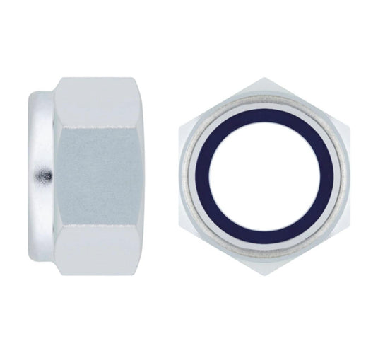 TUERCA AUTOBLOCANTE DIN-985 ZINCADA 10 (UND)