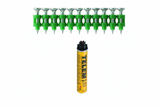 CLAVOS 15x2,6mm PARA FIJACIÓN A GAS C5 + CARGA (70