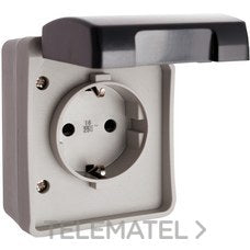 BASE ENCHUFE 2P+TT LATERAL 16A 250V CERTIFICADA VD