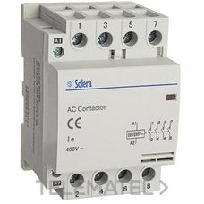 CONTACTOR MODULAR 4 ABIERTOS TETRAPOLAR 40A 3 MÓDU
