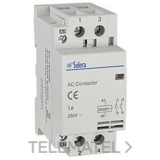 CONTACTOR MODULAR 2P 2 MÓDULOS CONTACTOS 2NO 40A