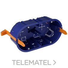 CAJA MEC.EMP.TAB.HUECO 2 EL.139x68x46mm 4 E.P/TUB.