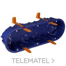 CAJA MEC.EMP.TAB.HUECO 3 EL.219x68x46mm 6 E.P/TUB.