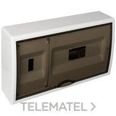 CAJA DISTR.SUPF.12 EL.+4 PCTB.407x247x104mm MO.BL
