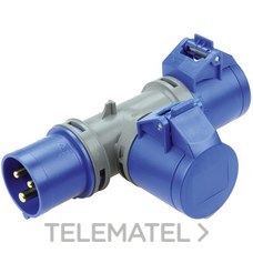 CLAVIJA INDUSTRIAL 2 BASES SCHUKO