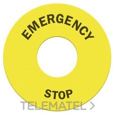 ETIQUETA PARA PARO DE EMERGENCIA