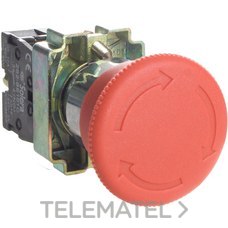 PULSADOR SETA ROJO+CÁMARA PORTACONTACTOS PROTECCIÓ