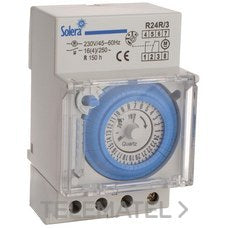 INTERRUPTOR HORARIO CON RESERVA 24 HORAS ANALÓGICO