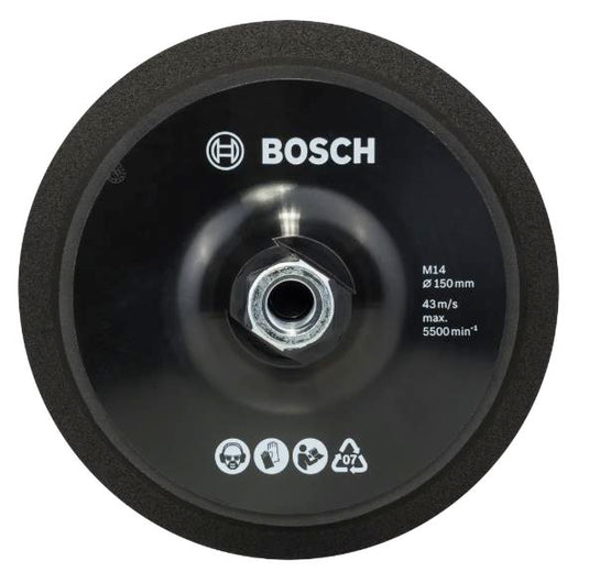 PLATO VELCRO M14 150mm PULIDOR