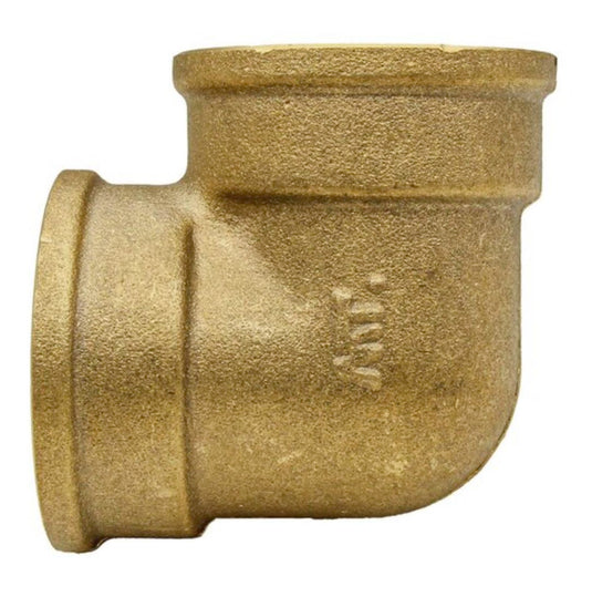 CODO 90º H-H 1/2" LATON