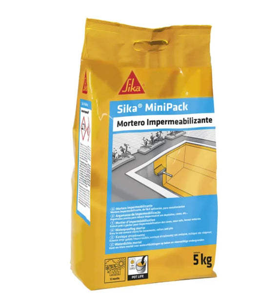 SIKA MINIPack MORTERO IMPERMEABILIZANTE 5kg