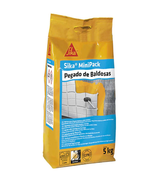 SIKA MINIPack PEGADO BALDOSA 5kg BLANCO