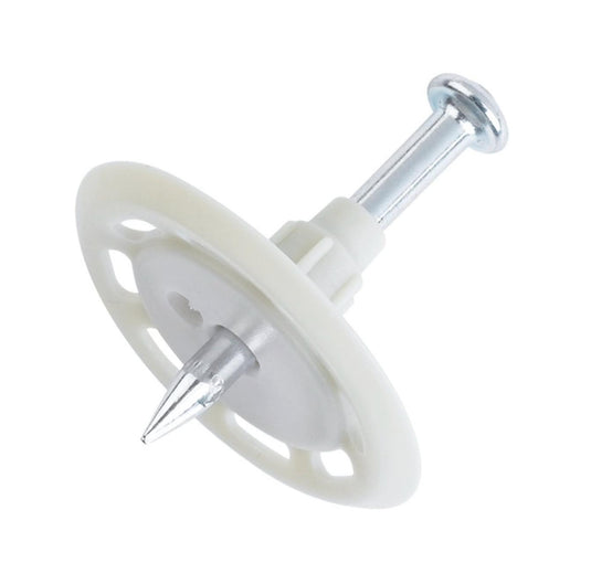 CLAVO P/CLAVADORA C/ARANDELA PLAST. 3,8x37mm (UND)