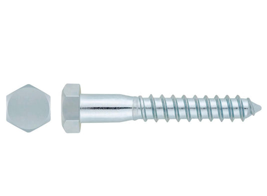TORNILLO TIRAFONDO HEXAGONAL DIN571 8X80 (UND)
