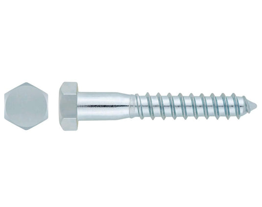 TORNILLO TIRAFONDO HEXAGONAL DIN571 10X80 (UND)