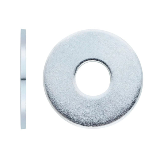 ARANDELA PLANA ANCHA DIN-9021. ZINCADA 10 * UND*