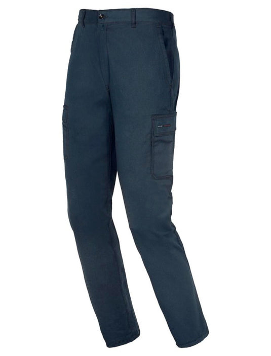 Pantalón multibolsillos EASYSTRETCH azul talla L