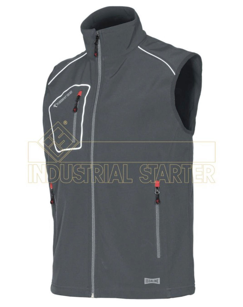 Cargue la imagen en el visor de la galería, Chaleco Softshell SNAPPY color gris T-M

