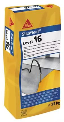 MORTERO AUTONIV SIKAFLOOR level-16 GRIS (SAC 25kg)