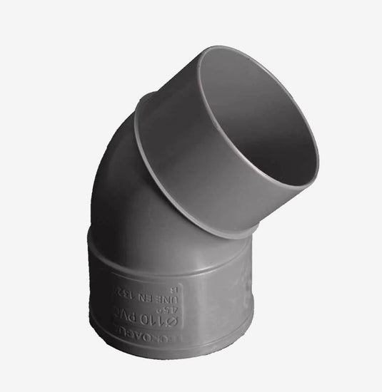 CODO PVC M-H 45º d.50