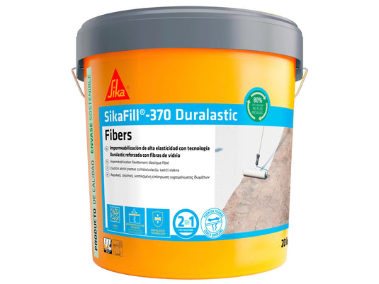SIKAFILL -370 FIBRAS BLANCO 20KG