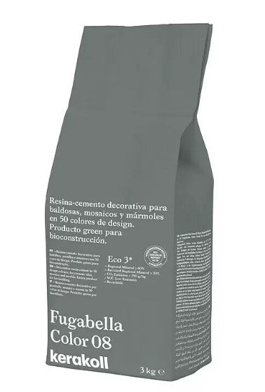MORTERO JUNTAS FUGABELLA COLOR 08 3KG