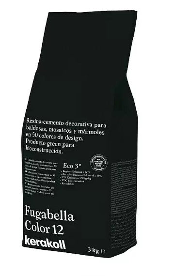 MORTERO JUNTAS FUGABELLA COLOR 12 3KG