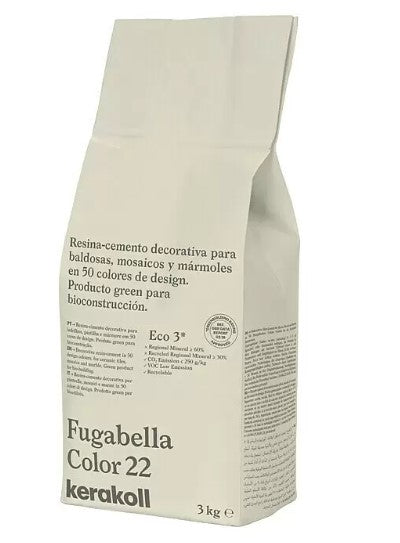 MORTERO JUNTAS FUGABELLA COLOR 22 3KG