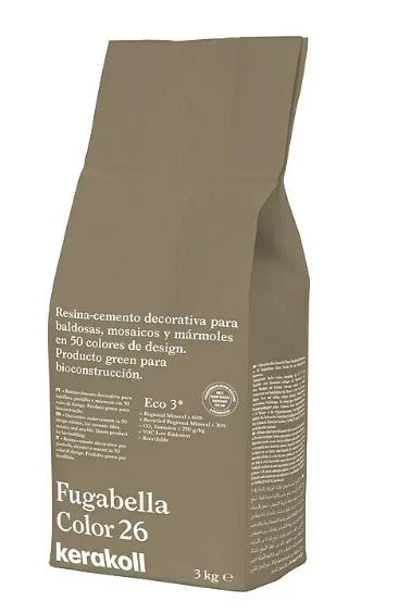 MORTERO JUNTAS FUGABELLA COLOR 26 3KG
