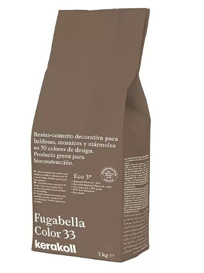 MORTERO JUNTAS FUGABELLA COLOR 33 3KG