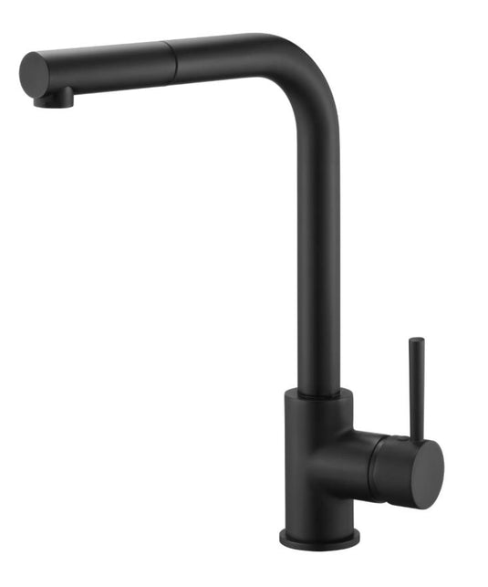 GRIFERIA COCINA MALTA EXTRAIB NEGRO MATE