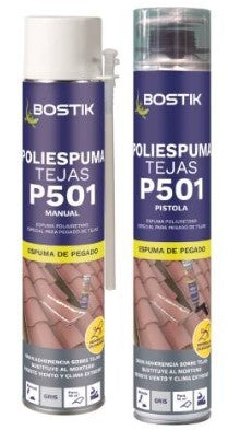 POLIESPUMA TEJAS GRIS 750ml PISTOLA