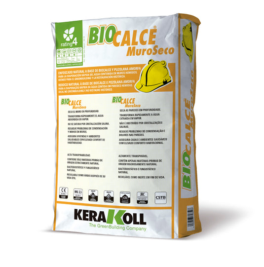 MORTERO TRANS. BIOCALCE MURO SECO 25kg (42 UN pal)