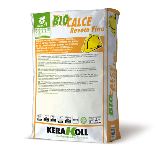 MORTER. BIOCALCE TRANS. REVOCO FINO BLANC 25kg