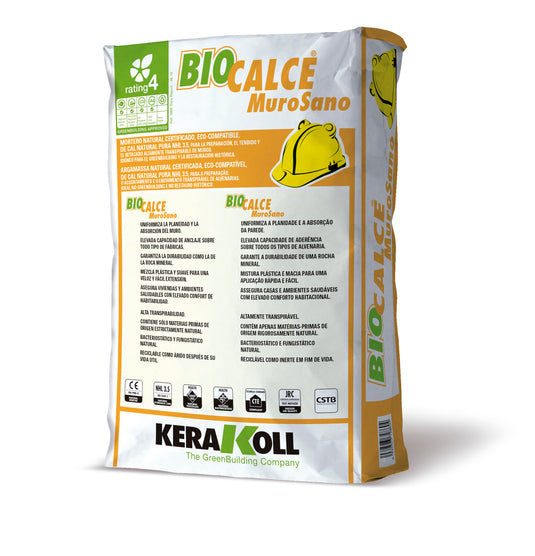 MORTERO ECO BIOCALCE MURO SANO 25kg NHL 3.5