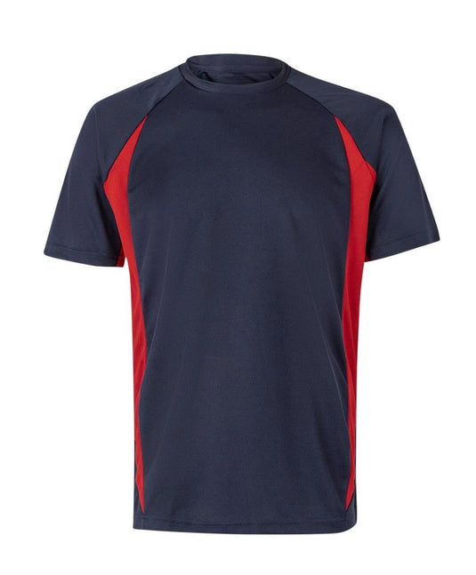 Camiseta Softshell Total Match Azul-Rojo T.M