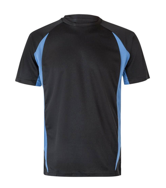 Camiseta Softshell Total Match Negro-Azul T.L