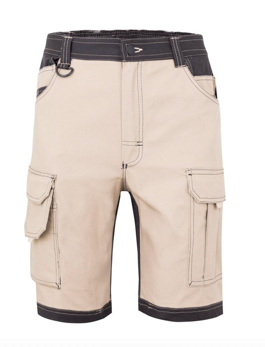 Bermuda Canvas Solid Match Negro-Beige T.L