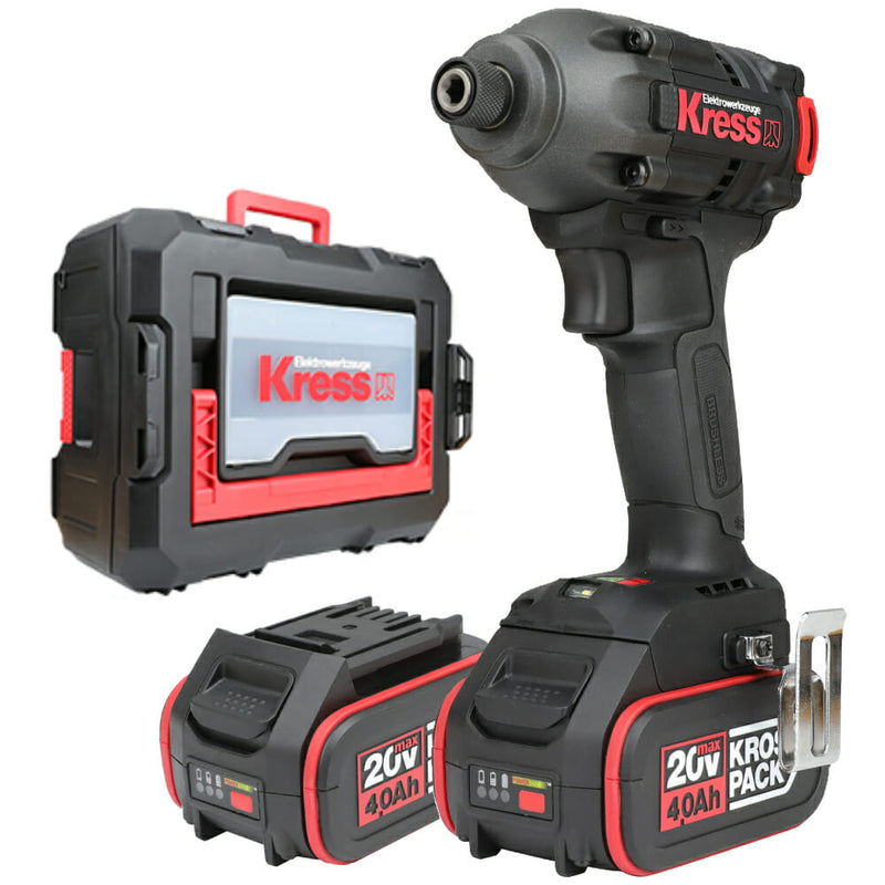 Cargue la imagen en el visor de la galería, ATORNILLADOR IMPACTO BRUSHLESS 20V 4Ah 2BAT
