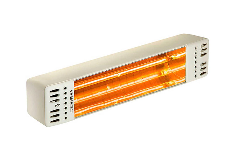 Cargue la imagen en el visor de la galería, ESTUFA EXTERIOR MOD. VARMA TOP FM 1500W BLANCA
