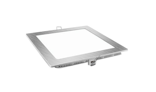 DOWNLIGHT LED CUADRADO PLATA 18w.FRIA
