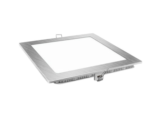DOWNLIGHT LED CUADRADO PLATA 18w.NEUTRA