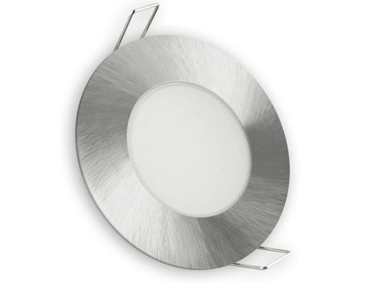 ARO LED FIJO IP65 REDONDO NIQUEL 8w.FRIA