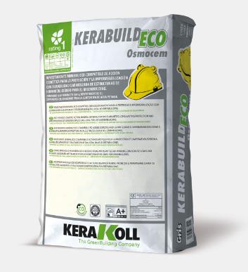MORTERO MINERAL KERABUILD ECO OSMOCEM GRIS 25KG