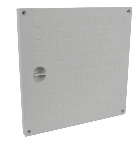 TAPADERA CON TORNILLO PP 40X40 CM