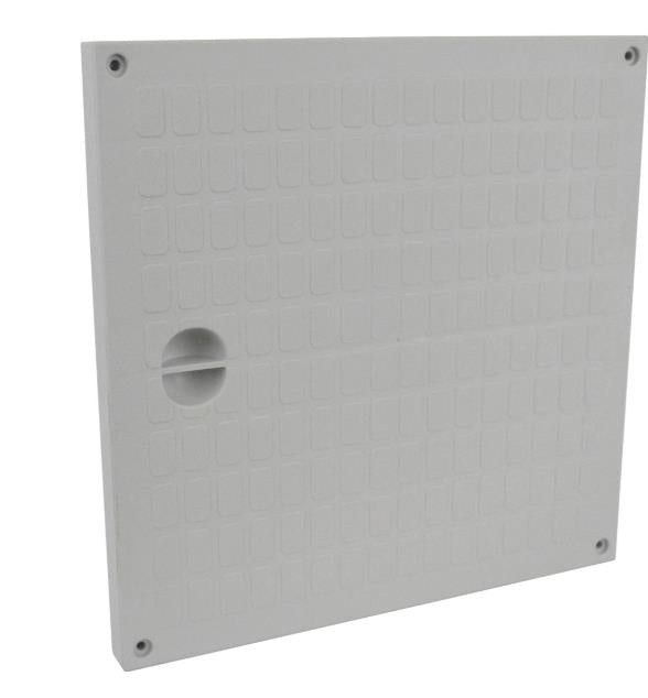 Load image into Gallery viewer, TAPADERA CON TORNILLO PP 40X40 CM

