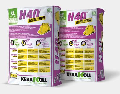 GEL ADHESIVO ESTRUC H40 REVOLUTION 25KG BLANCO