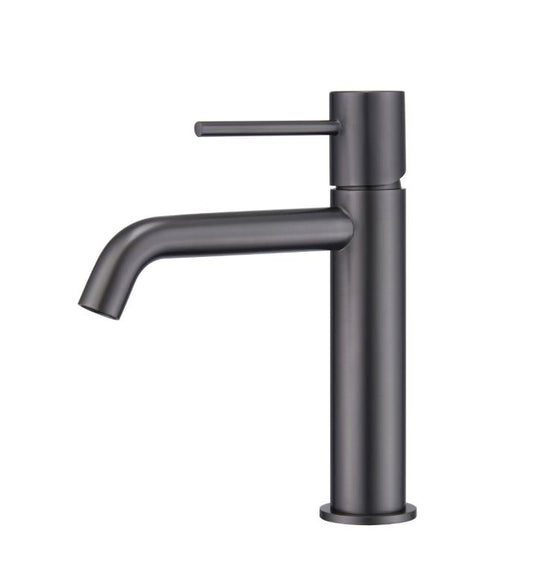 MONOMANDO DE LAVABO SERIE MONZA BLACK GUN METAL