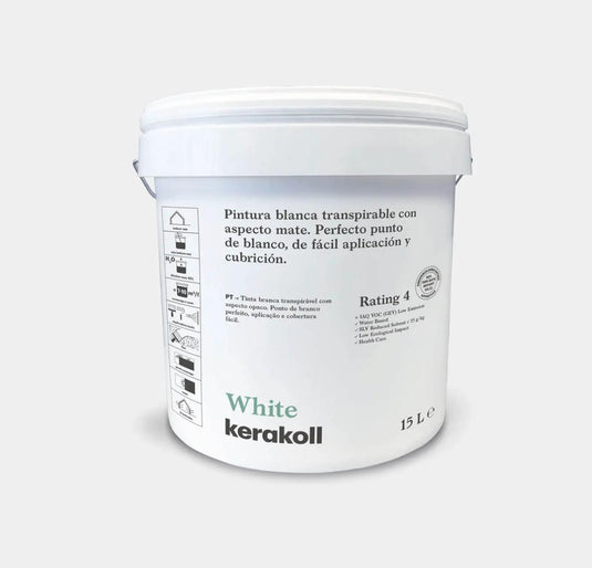 PINTURA WHITE TRANSPIRABLE BLANCA 4 LTRS